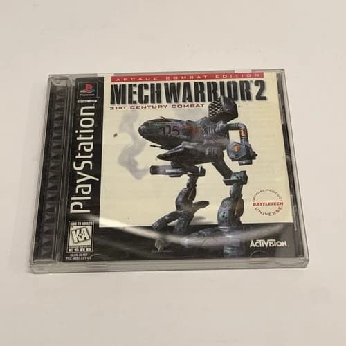 MechWarrior 2: 31st Century Combat Arcade Combat Edition Sony PS1 CIB Complete