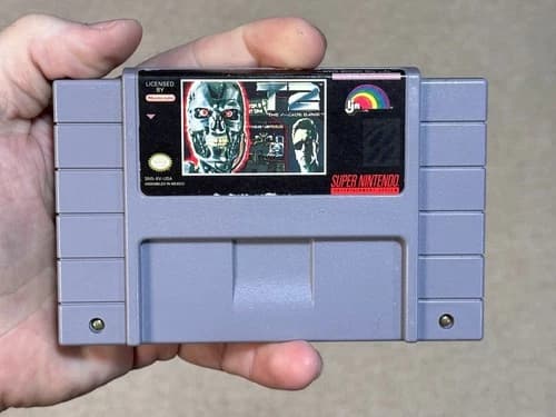 T2 The Arcade Game Terminator (Super Nintendo, SNES) Game Authentic - Tested