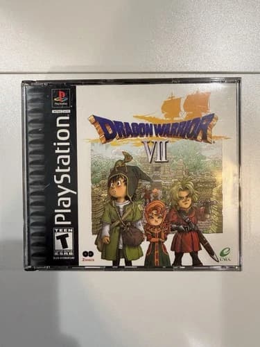 Dragon Warrior VII 7 PS1 PlayStation 1 CIB Complete w/ Manual Inserts ENIX RPG