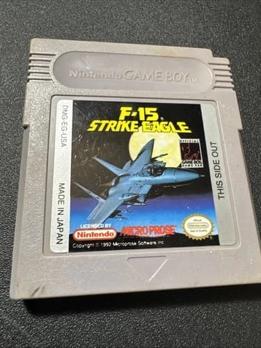 F-15 Strike Eagle (Nintendo Game Boy, 1993) TESTED and working