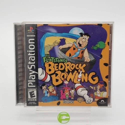 The Flintstones Bedrock Bowling (Sony PlayStation 1 PS1, 2000)