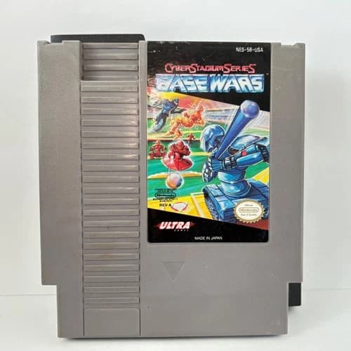 Base Wars (Nintendo NES, 1991) Authentic Tested Working
