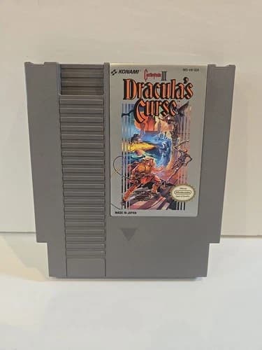 Castlevania III 3: Dracula's Curse (Nintendo NES) Authentic Excellent Condition