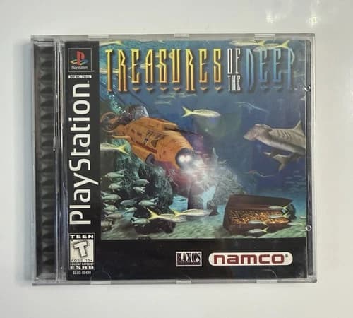 Treasures of the Deep (Sony PlayStation 1 PS1) Complete CIB Resurfaced Tested