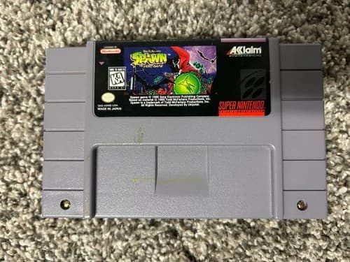 Spawn: The Video Game Super Nintendo SNES Authentic Cartridge