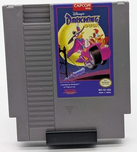 Disney's Darkwing Duck Nintendo NES Game Cartridge Authentic Capcom