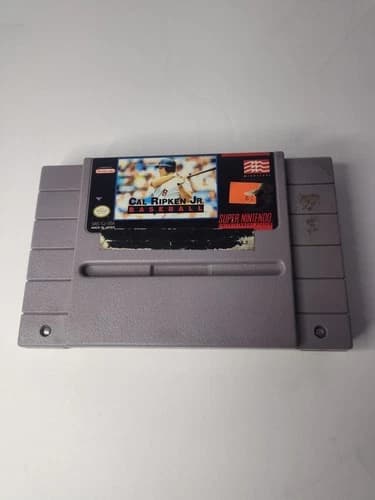 SNES Super Nintendo Cal Ripken Jr. Baseball