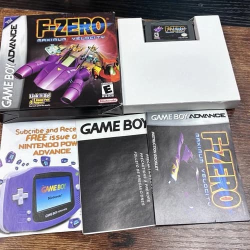 F-Zero: Maximum Velocity Nintendo Game Boy Advance GBA CIB Complete Excellent 🔥