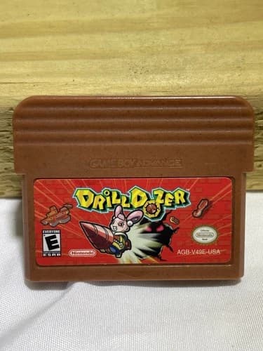 Nintendo Game Boy Advance GBA Drill Dozer Cartridge Only Tested Working!