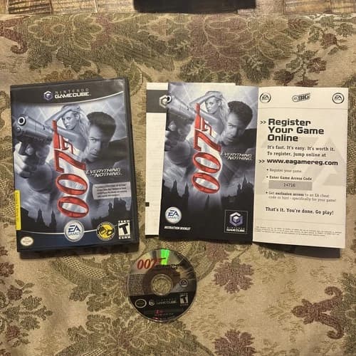 James Bond 007: Everything or Nothing (Nintendo GameCube, 2004) CIB Tested !!