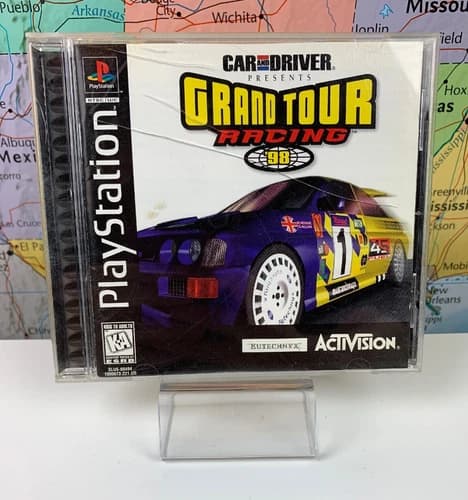 SHIPS SAME DAY Car and Driver Presents Grand Tour Racing ‘98 PlayStation 1 PS1