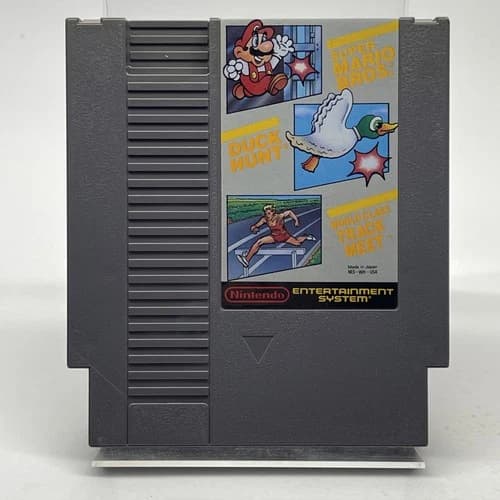 Super Mario Bros Duck Hunt World Class Track Meet (Nintendo NES) Cleaned Tested