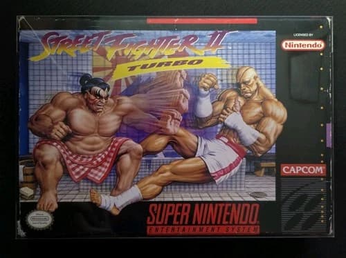 Super Nintendo, SNES - Capcom, Street Fighter II Turbo, CIB *tested*