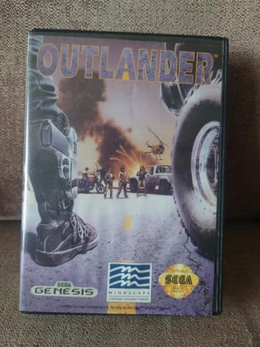 Outlander 1992 Sega Genesis Complete With Manual