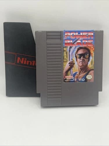 Nintendo NES Power Blade 1991 Tested Working GAMEPLAY PICS
