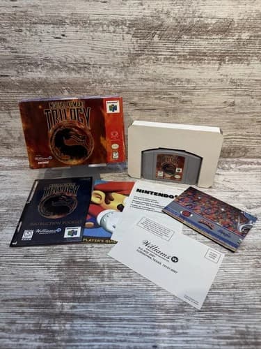 Mortal Kombat Trilogy (N64) 1st Revision Variant Game Cartridge Authentic (CIB).