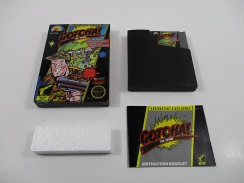 GOTCHA! THE SPORT! Nintendo NES Game Complete In Box Authentic!