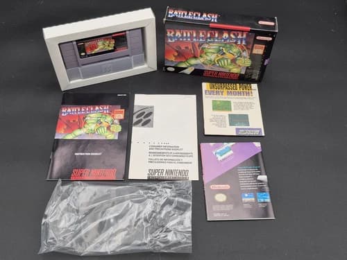 Battle Clash - Super Nintendo SNES - Complete CIB - Amazing Shape - Authentic!!!