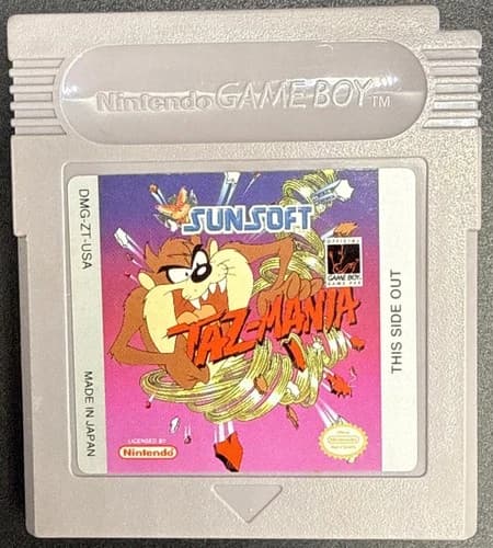 Taz-Mania Nintendo Game Boy DMG 1992 Sunsoft - Tested, Clean, Cartridge Only, VG