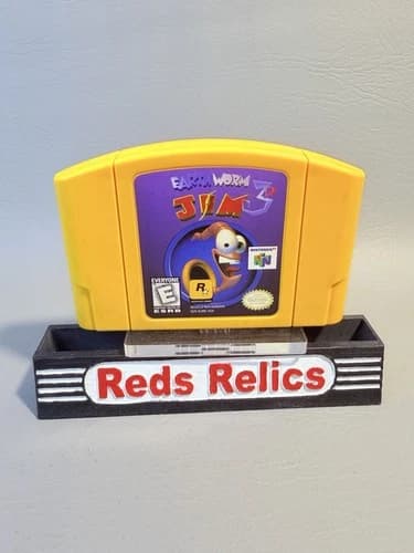 Earthworm Jim 3D - Nintendo 64 (N64) Tested - Great Condition