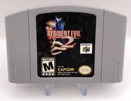 Resident Evil 2 - Nintendo 64 (N64) - USA-1 - Authentic, Cleaned, Tested