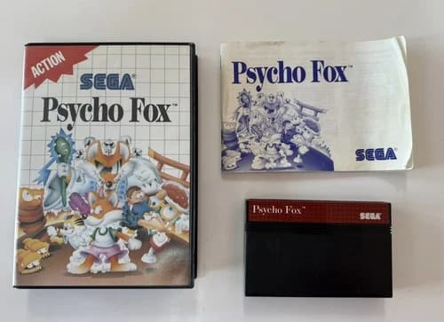 Psycho Fox - Sega Master System - Complete with manual - Tested