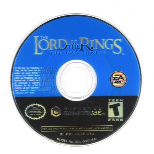 Lord of the Rings The Two Towers Gamecube Authentic Tested Disc Only