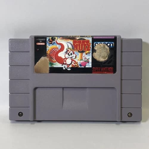Mr. Nutz Super Nintendo SNES 1994 Authentic Game Cartridge Cart Only Tested