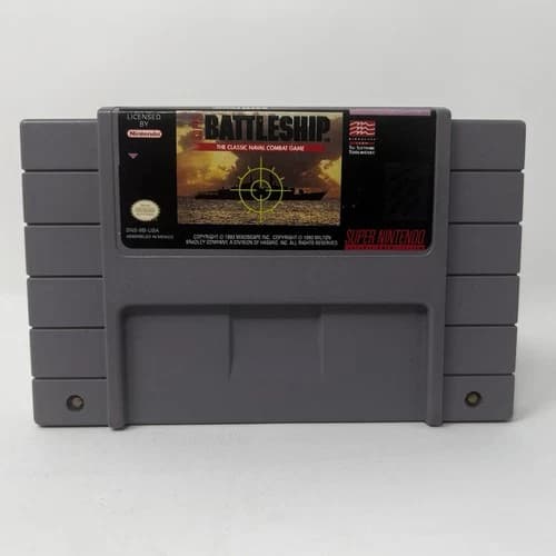 🔴 Super Battleship (SNES Super Nintendo) Cartridge Only