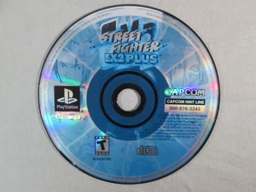 Playstation 1 STREET FIGHTER EX2 PLUS Disc Only TESTED Sony PS1 One
