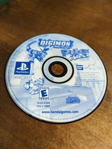 Sony PlayStation 1 PS1 Disc Only TESTED Digimon Rumble Arena