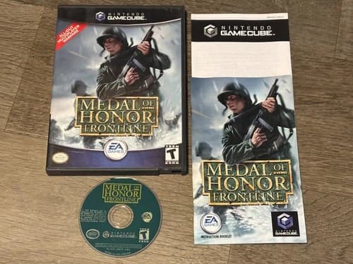Medal of Honor Frontline Nintendo Gamecube Complete CIB Clean Disc