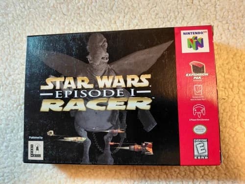 Star Wars Episode I Racer, Nintendo 64 1999, N64, Complete in Box, CIB, Tested