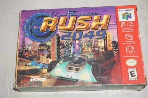 San Francisco Rush 2049 (Nintendo 64 N64) Complete in Box CIB