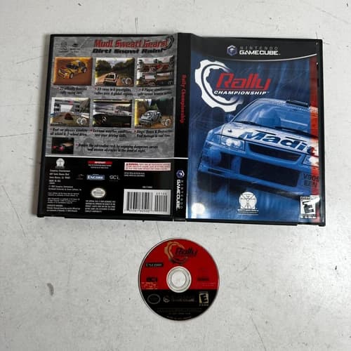 Rally Championship (Nintendo GameCube, 2003) Racing Simulation Video Game