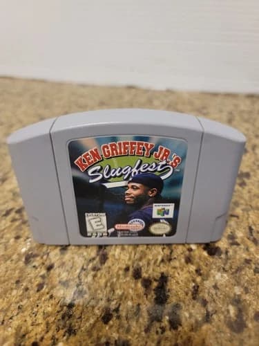 Ken Griffey Jr.'s Slugfest (Nintendo 64, 1999) N64 Cart Only Tested
