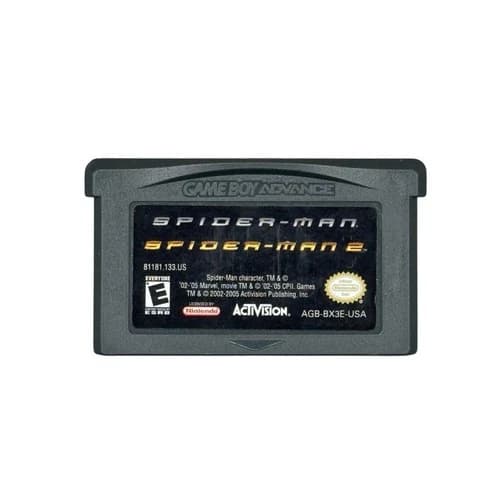 Spider-Man 1+2 For Nintendo Gameboy Advance.