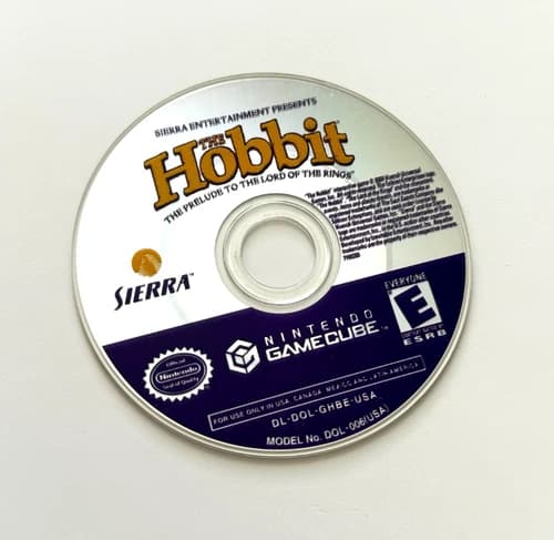 The Hobbit - Nintendo Gamecube, 2003 - Disc Only