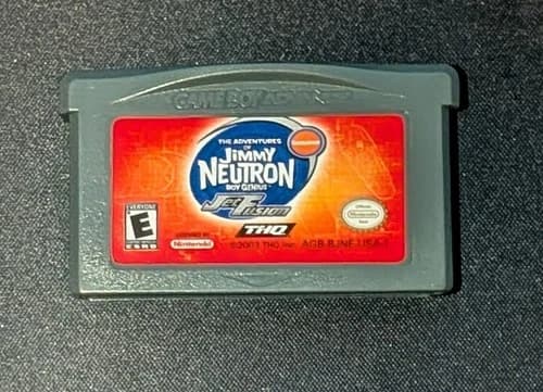 Jimmy Neutron Boy Genius: Jet Fusion (Game Boy Advance, 2003) GBA CARTRIDGE