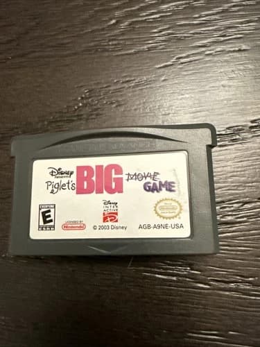 Gameboy Advance Cart Only Piglets Big Movie Game Authentic Tested