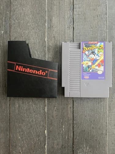 Original Duck Tales 2 Nintendo NES Game Cartridge Tested