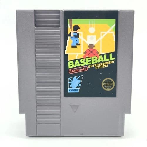 Nintendo NES Sports Series Baseball Authentic TESTED VGC Cartridge Only