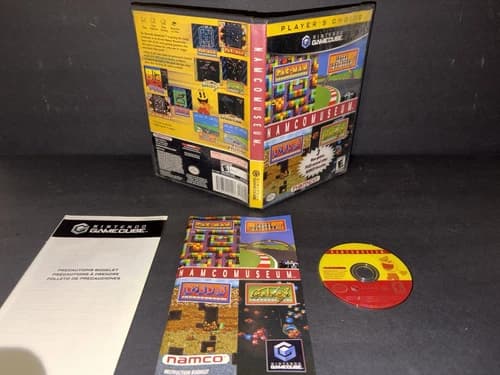 Nintendo Gamecube Namco Museum Player's Choice CIB W Manual