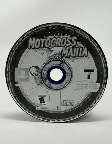 Motocross Mania PS1 PlayStation 1 Authentic Immaculate Disc Only Tested