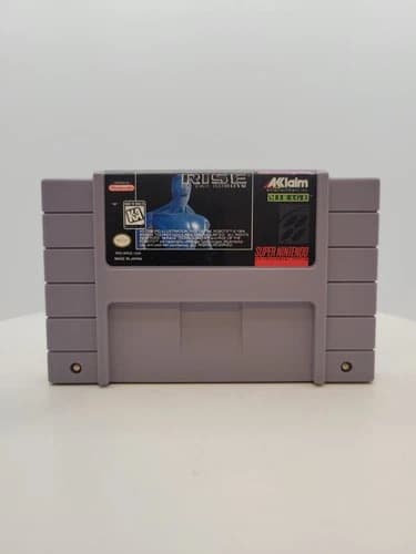 Rise of the Robots Super Nintendo SNES Authentic Tested Loose