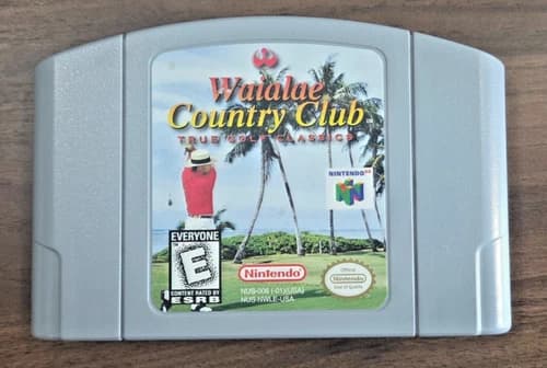 True Golf Classics: Waialae Country Club (Nintendo 64 N64, 1998) Tested Working
