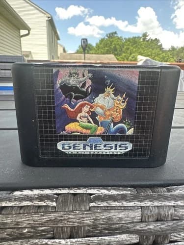 Sega Genesis Game Only Disneys Ariel The Little Mermaid