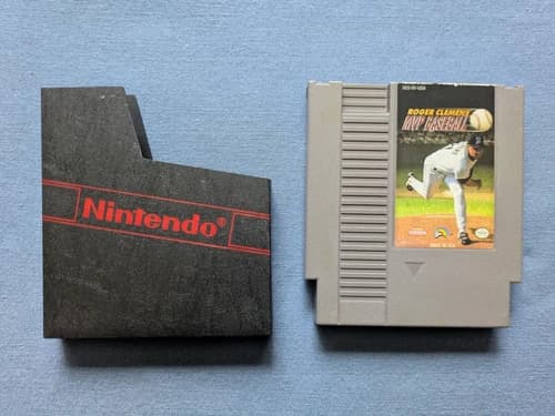 Roger Clemens' MVP Baseball Nintendo Entertainment System, 1991 Cleaned Tested