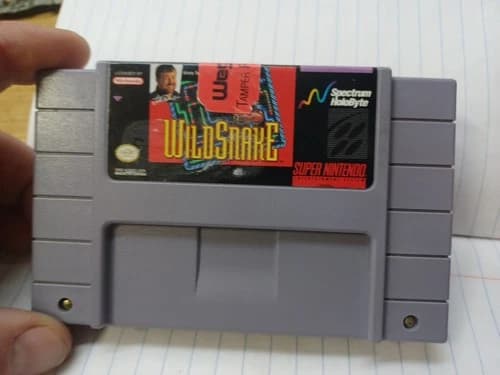 WildSnake (Super Nintendo Entertainment System 1994)Tested- Authentic- Cart Only