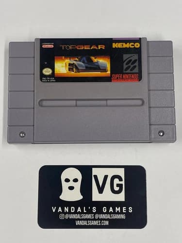 SNES - Top Gear Super Nintendo Cart Only #2937